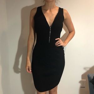 Black Zipdown Dress